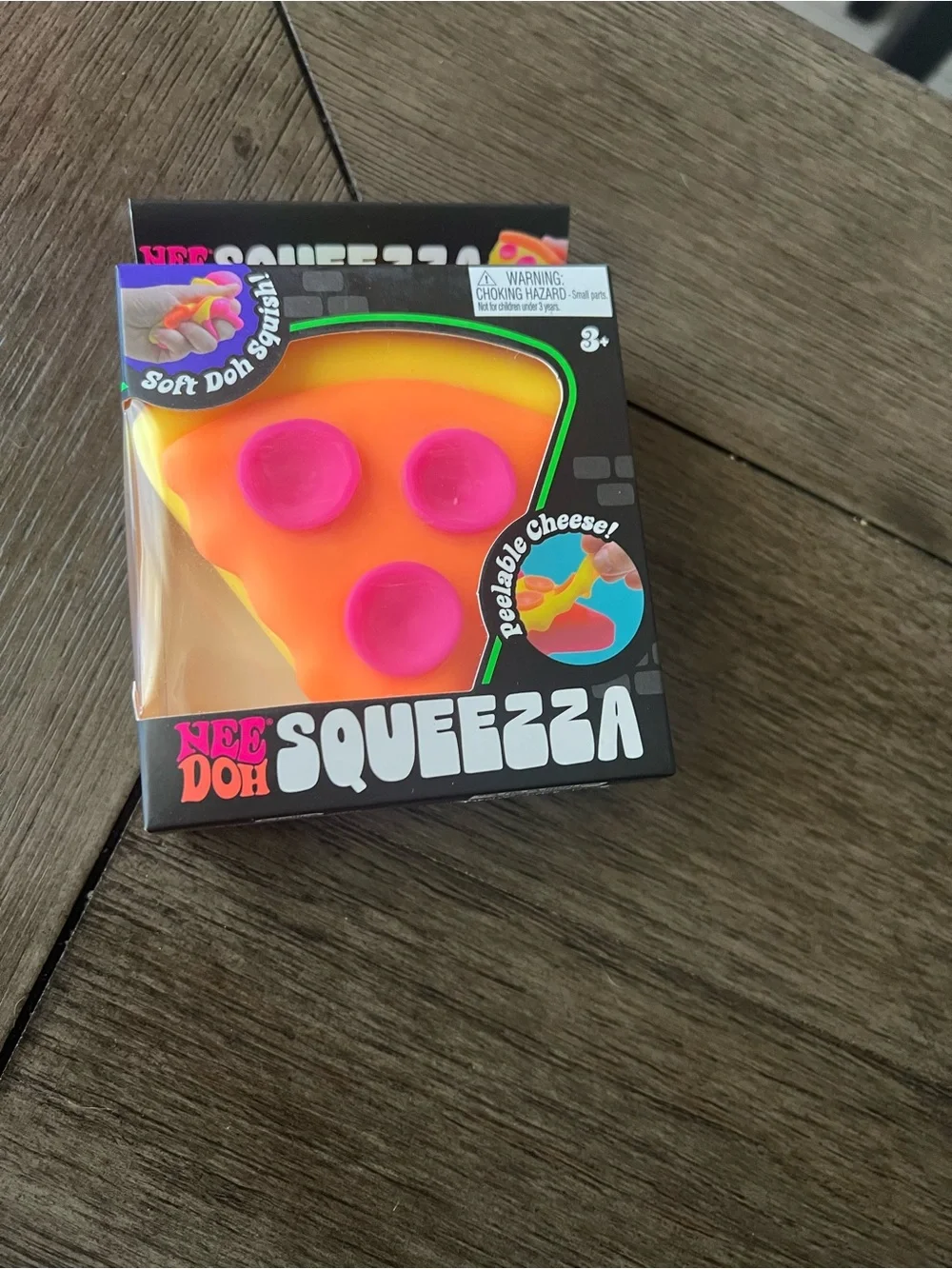 Set of 2 Needoh Squeezza - Pink & Orange Crust